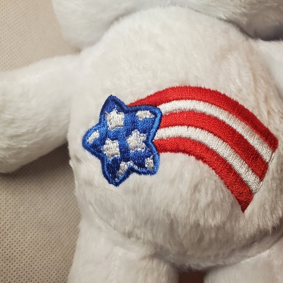 Care Bears “America Cares Bear” 2005 Nanco American Greetings Plush Stuffed Toy - Picture 5 of 9